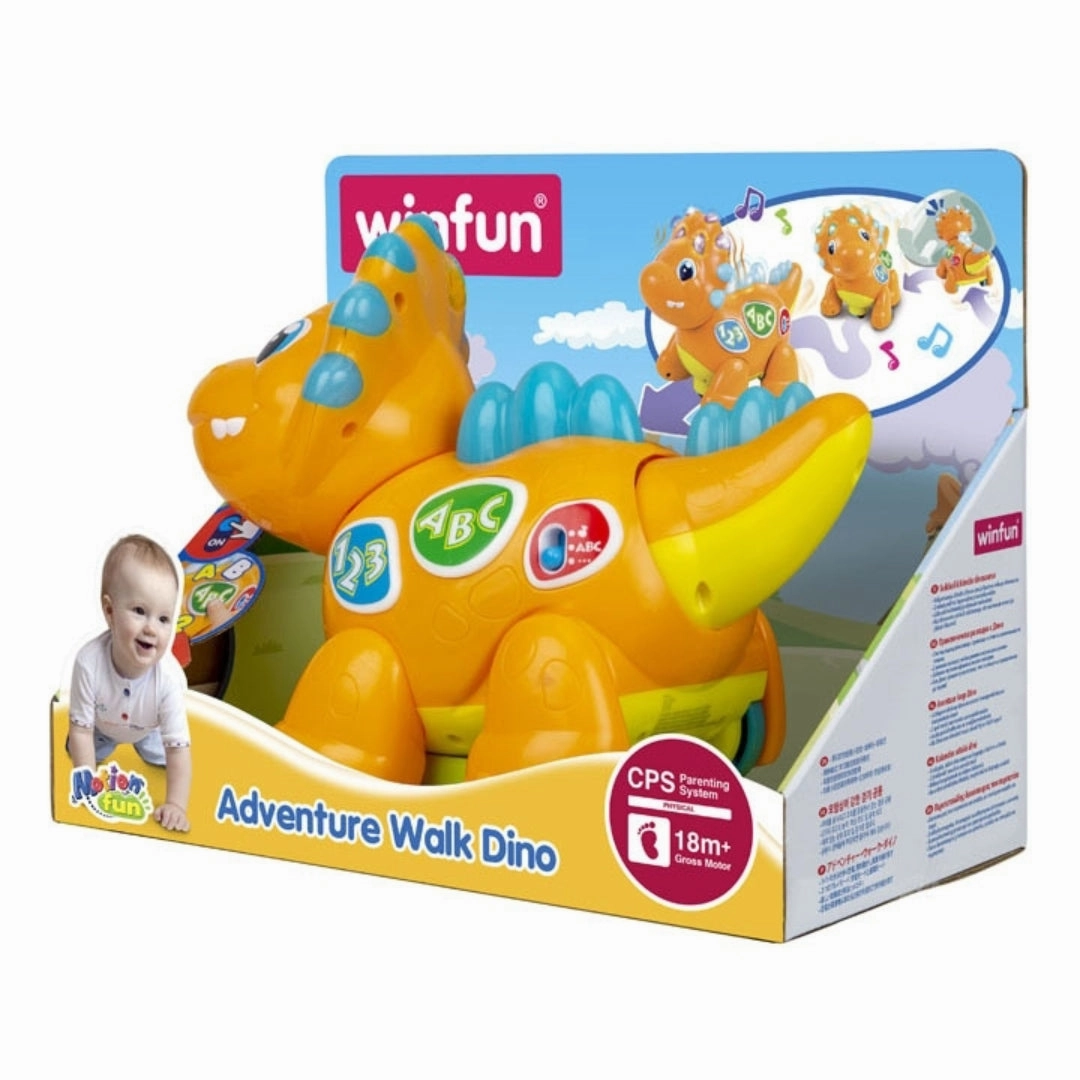 Winfun Adventure Walk Dino Toy For 18 Month And Up
