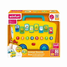 Winfun Animal Sounds Bus, Multi Color