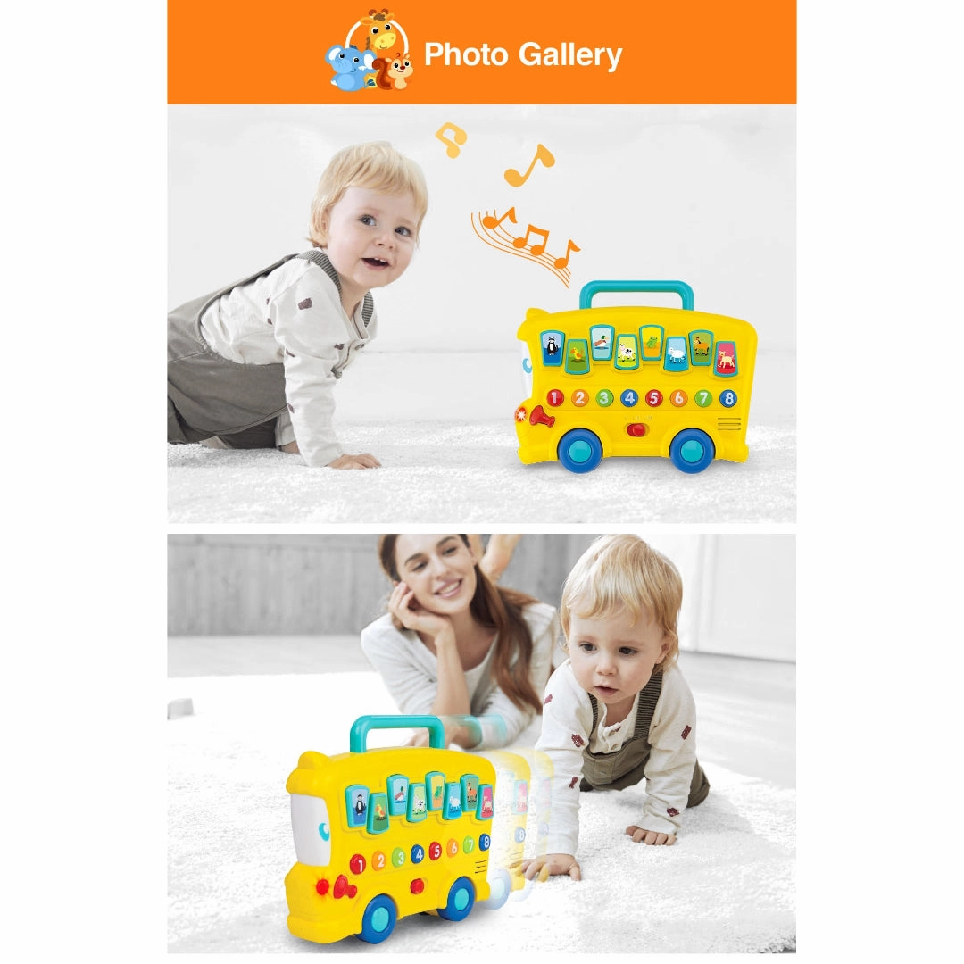 Winfun Animal Sounds Bus, Multi Color