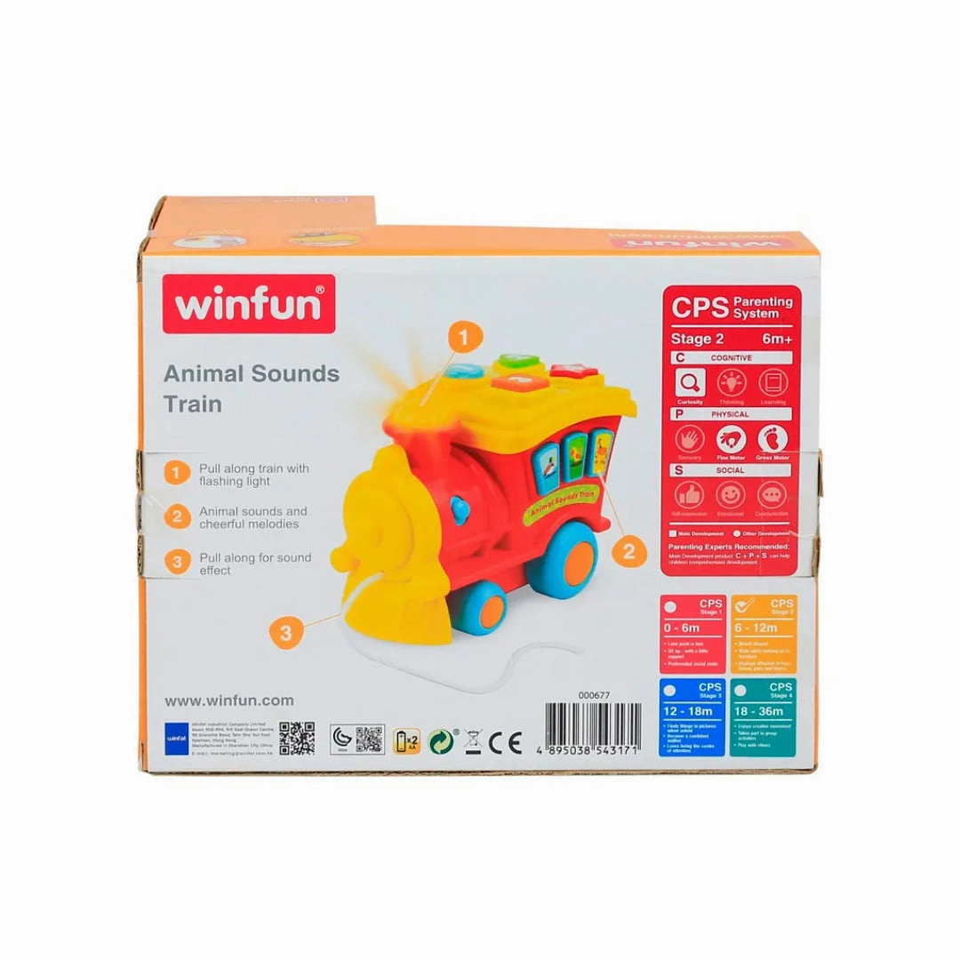 Winfun Animal Sounds Train Toy For Kids