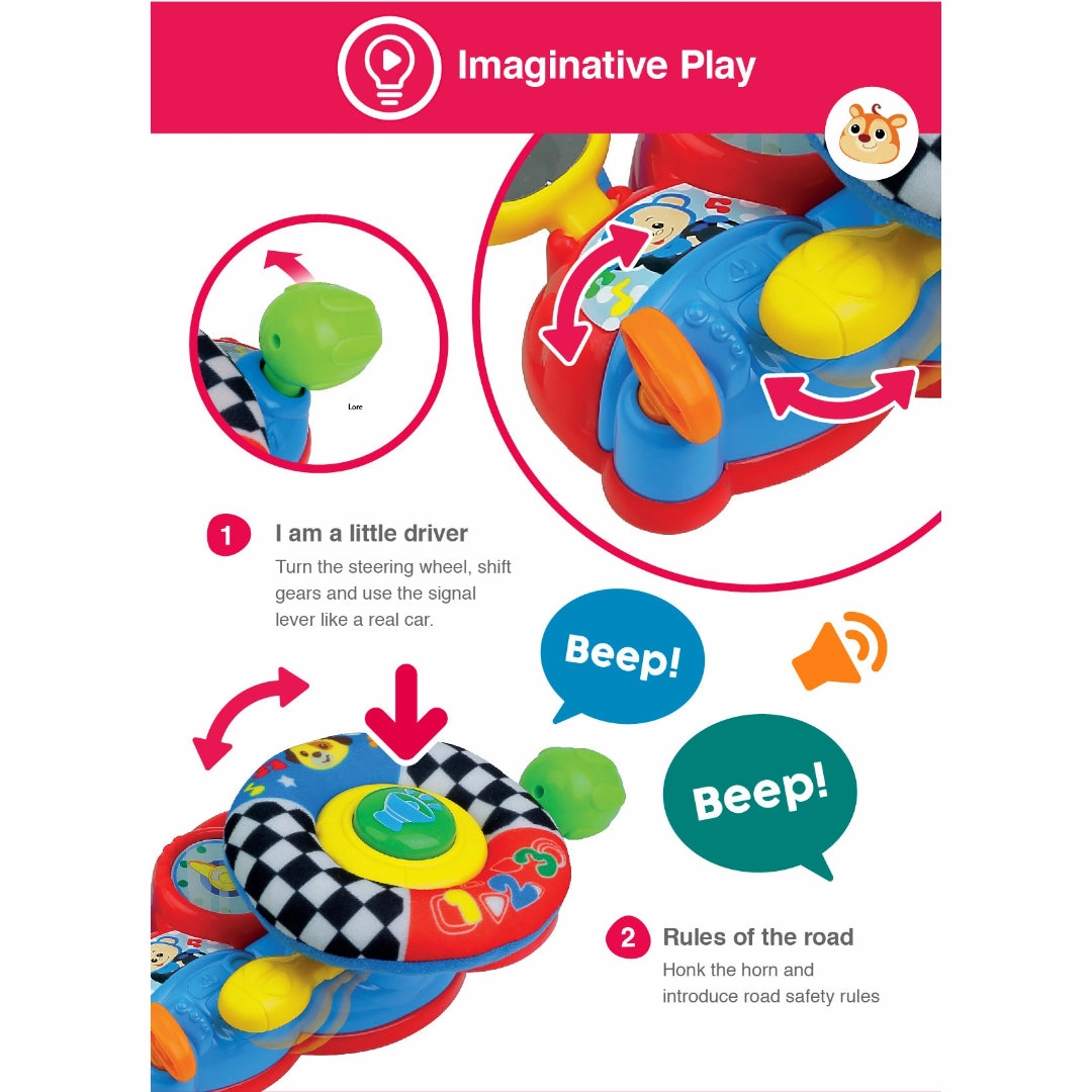 WinFun Baby Learning Steering Wheel