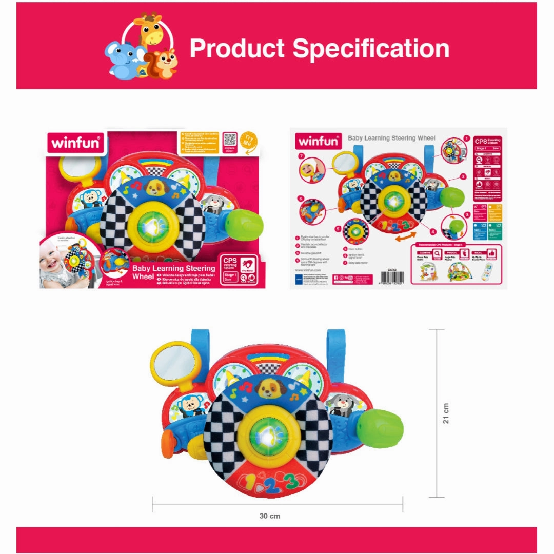 WinFun Baby Learning Steering Wheel