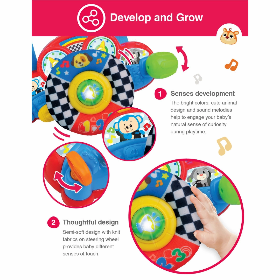 WinFun Baby Learning Steering Wheel