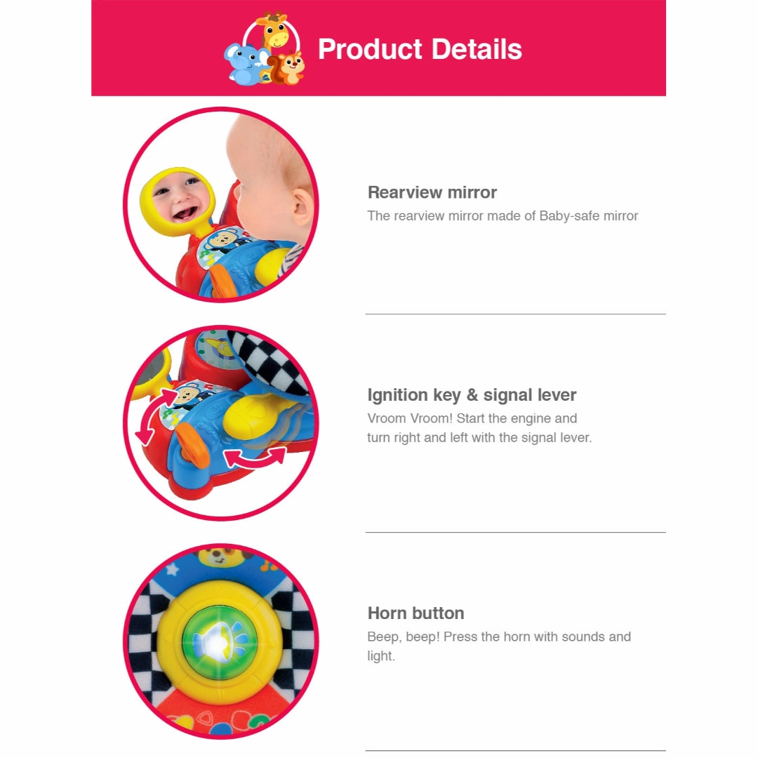 WinFun Baby Learning Steering Wheel
