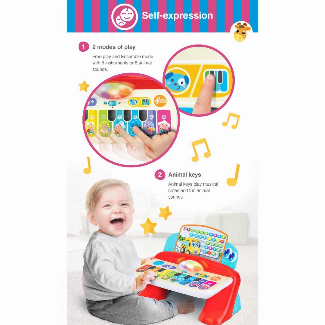 Winfun Baby Maestro Piano - Unisex Toy for Infants Ages 12 Months and up
