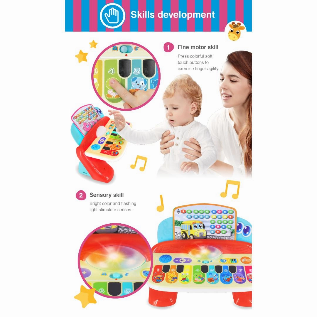 Winfun Baby Maestro Piano - Unisex Toy for Infants Ages 12 Months and up