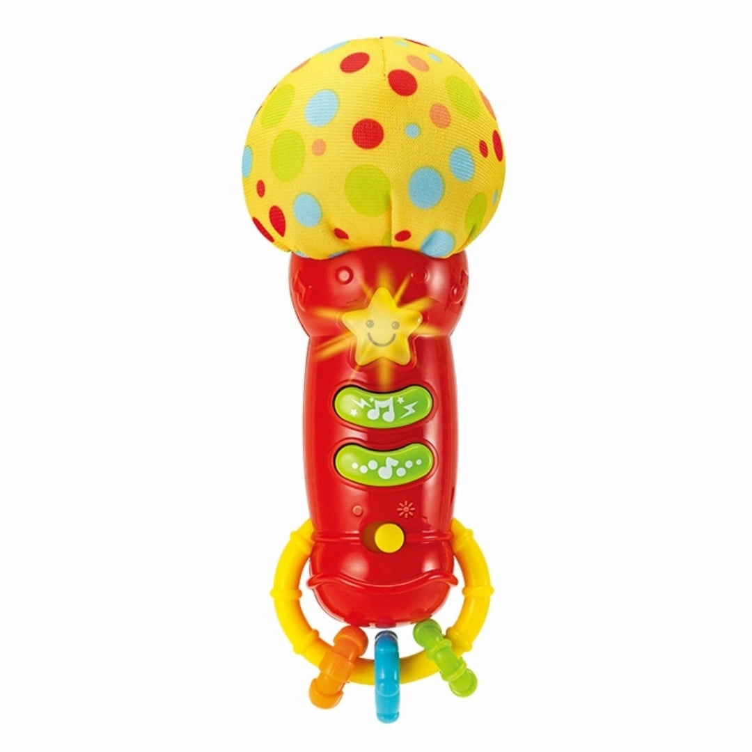 Winfun Baby Rock Star Microphone - Mics for Kids age 3M  (Red)