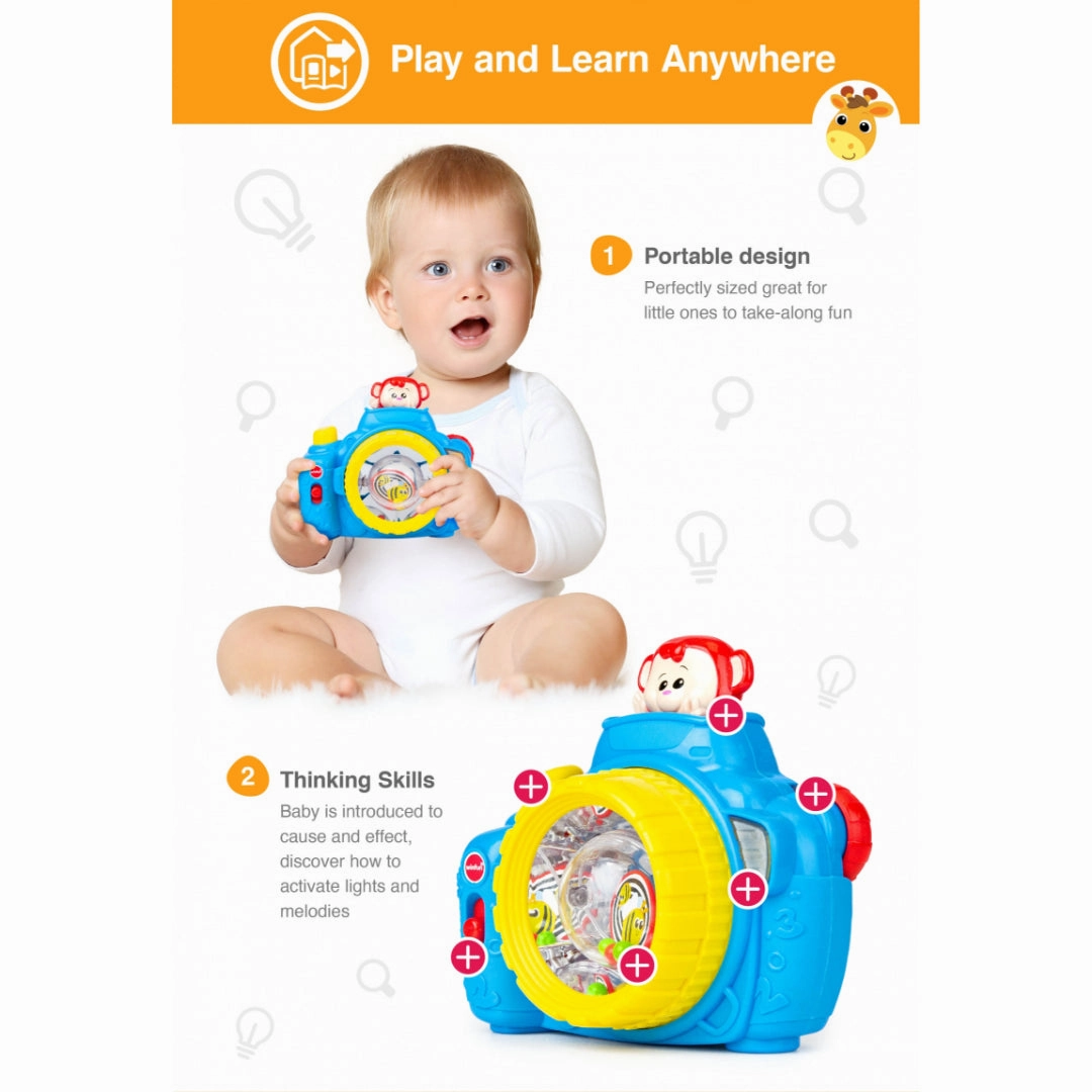 WinFun Camera with a photo monkey Smily Play Toy For Kids