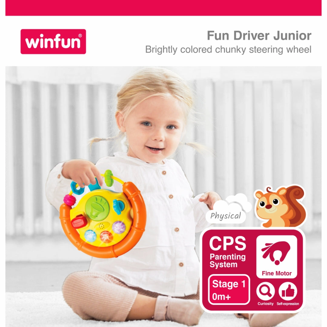 Winfun Fun Driver Junior Learning Toys for Kids age 6M 