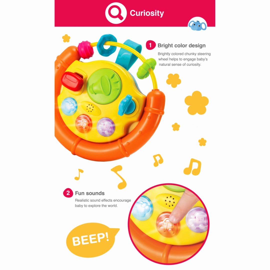 Winfun Fun Driver Junior Learning Toys for Kids age 6M 