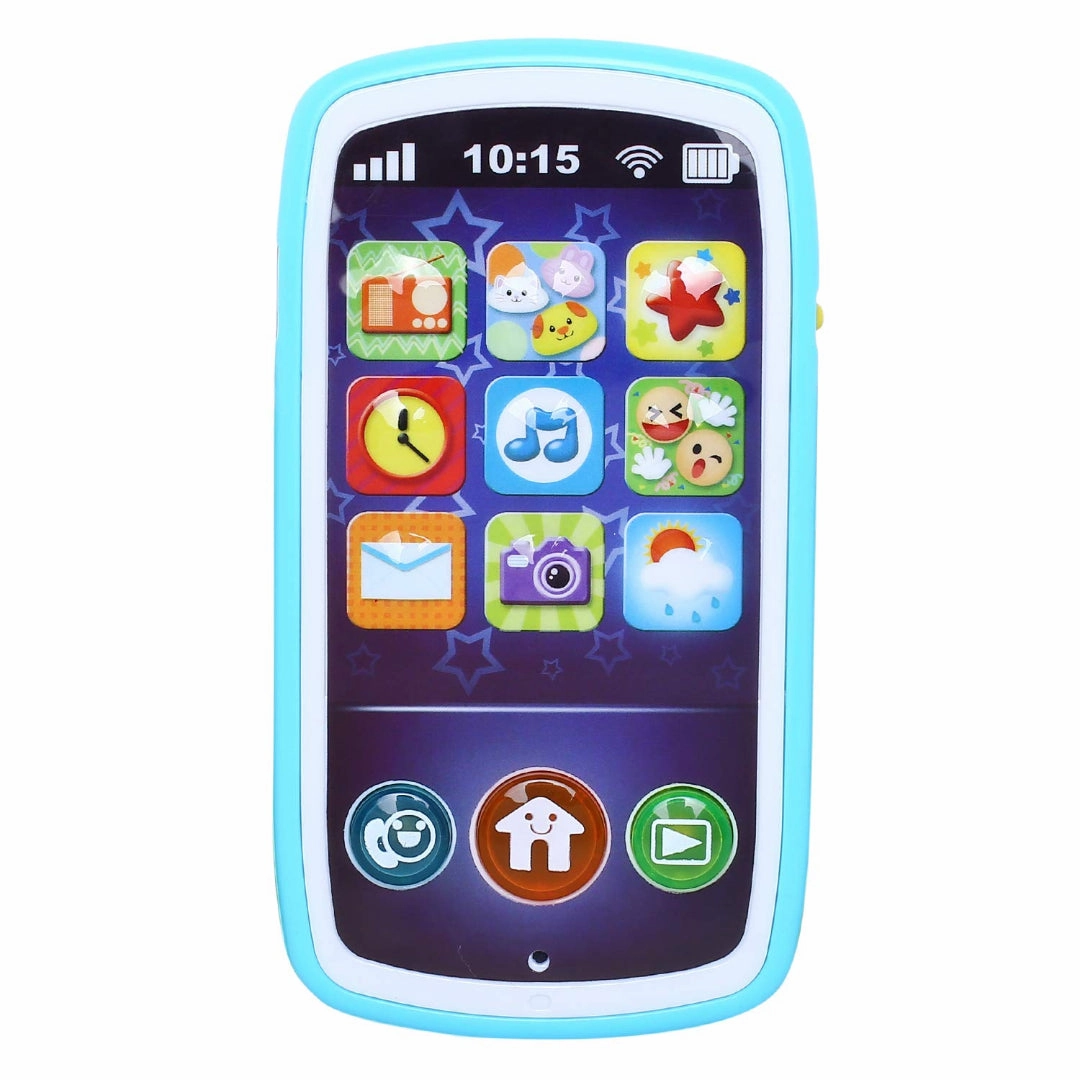 Winfun Fun Sounds Smartphone, Multi Color Early Learner Toys for Kids age 6M 