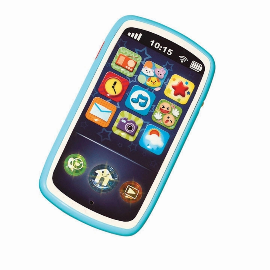 Winfun Fun Sounds Smartphone, Multi Color Early Learner Toys for Kids age 6M 