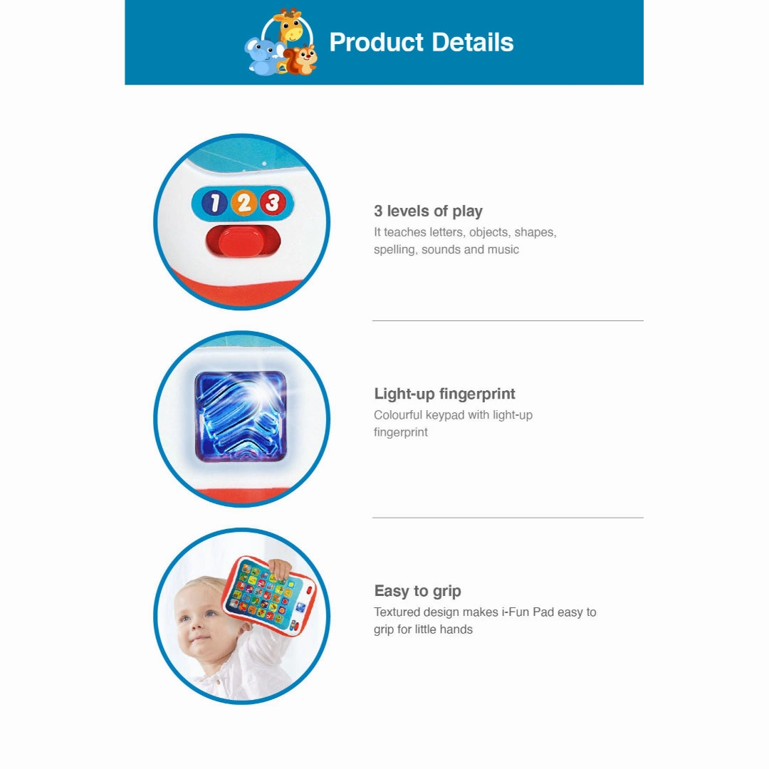 Winfun I Fun Pad, Multi Color Toy For Kids