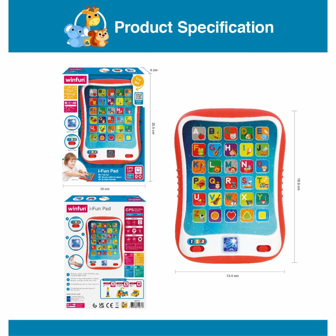 Winfun I Fun Pad, Multi Color Toy For Kids