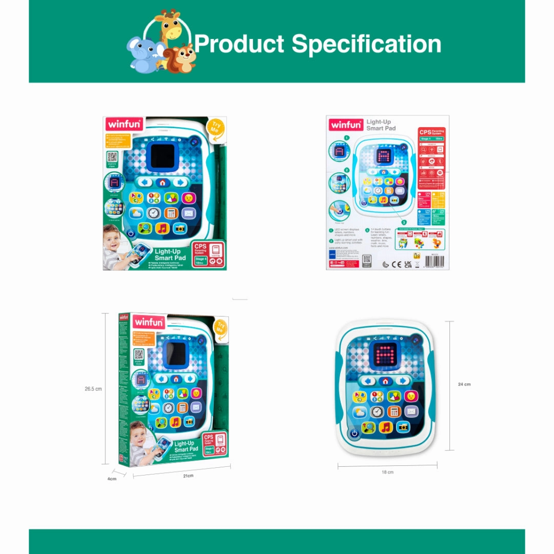 Winfun Light-Up Smart Pad Toy for Kids