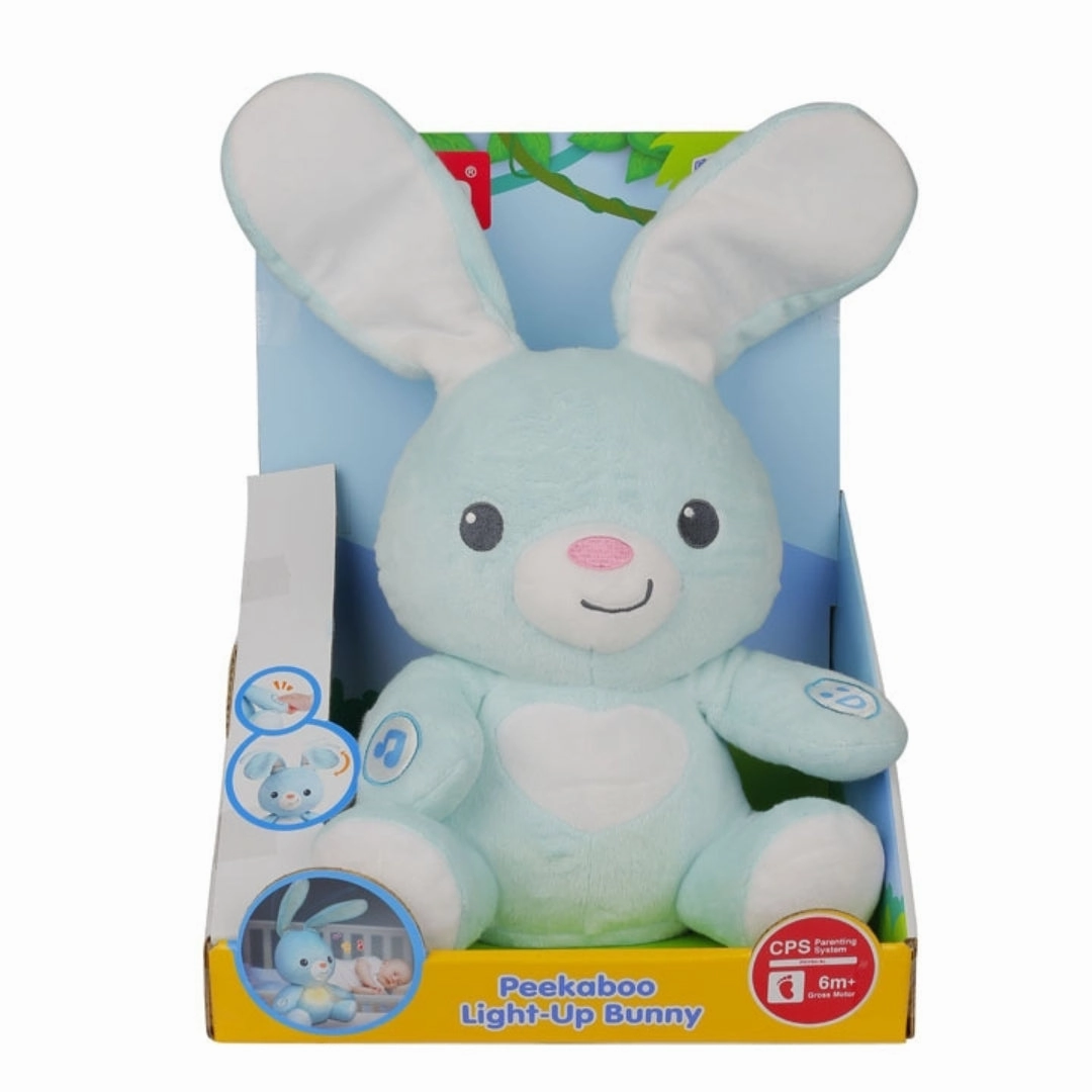 Winfun Plush Peekaboo Light up Bunny - Ages 6 Months and up
