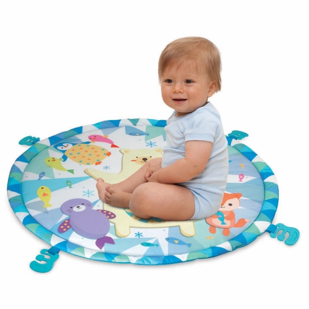 Winfun Polar Fiesta Activity Playmat with Hanging Toys, For Newborns and up