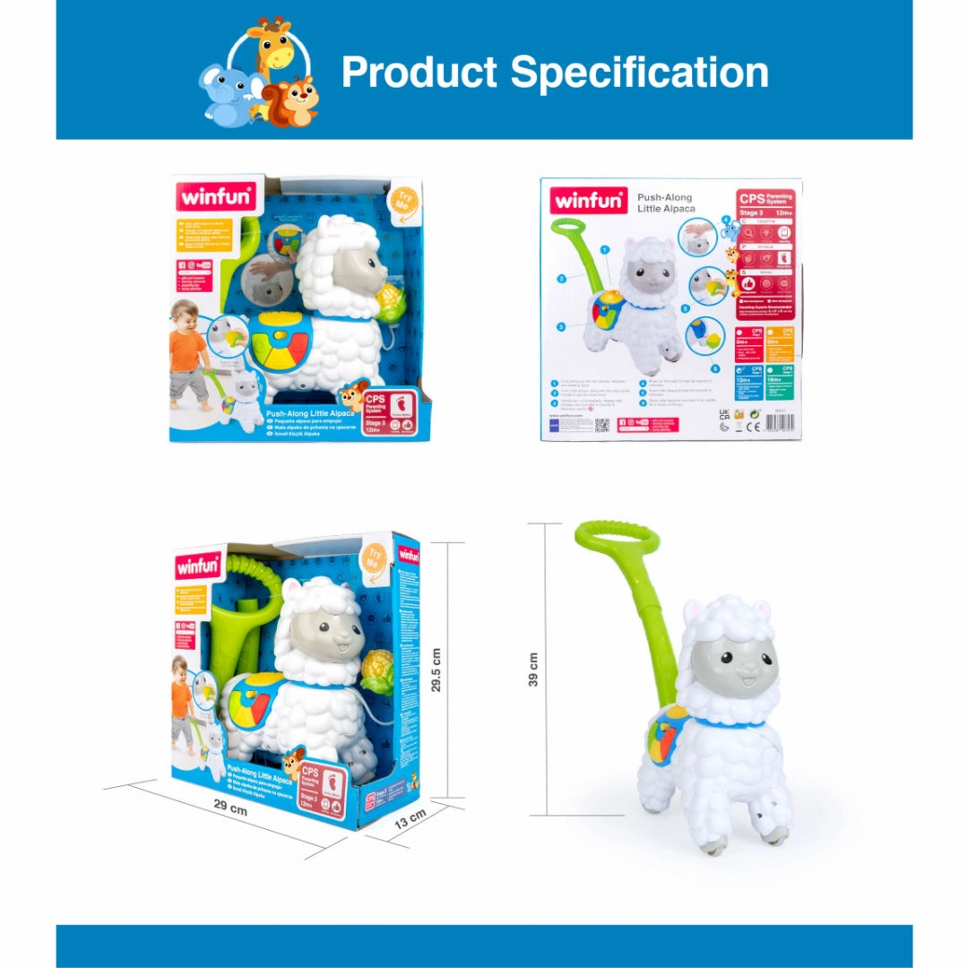 Winfun Push-Along Little Alpaca