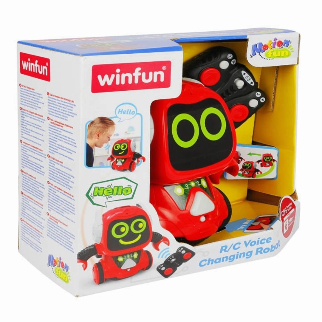 Winfun RC Voice Changing Robot Toy - Ages 24 Months and up