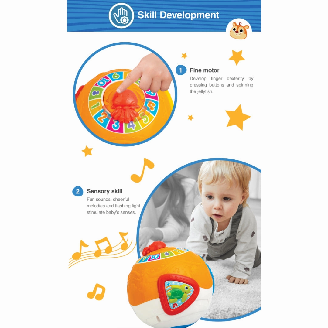 Winfun Roll And Learn Activity Ocean Ball