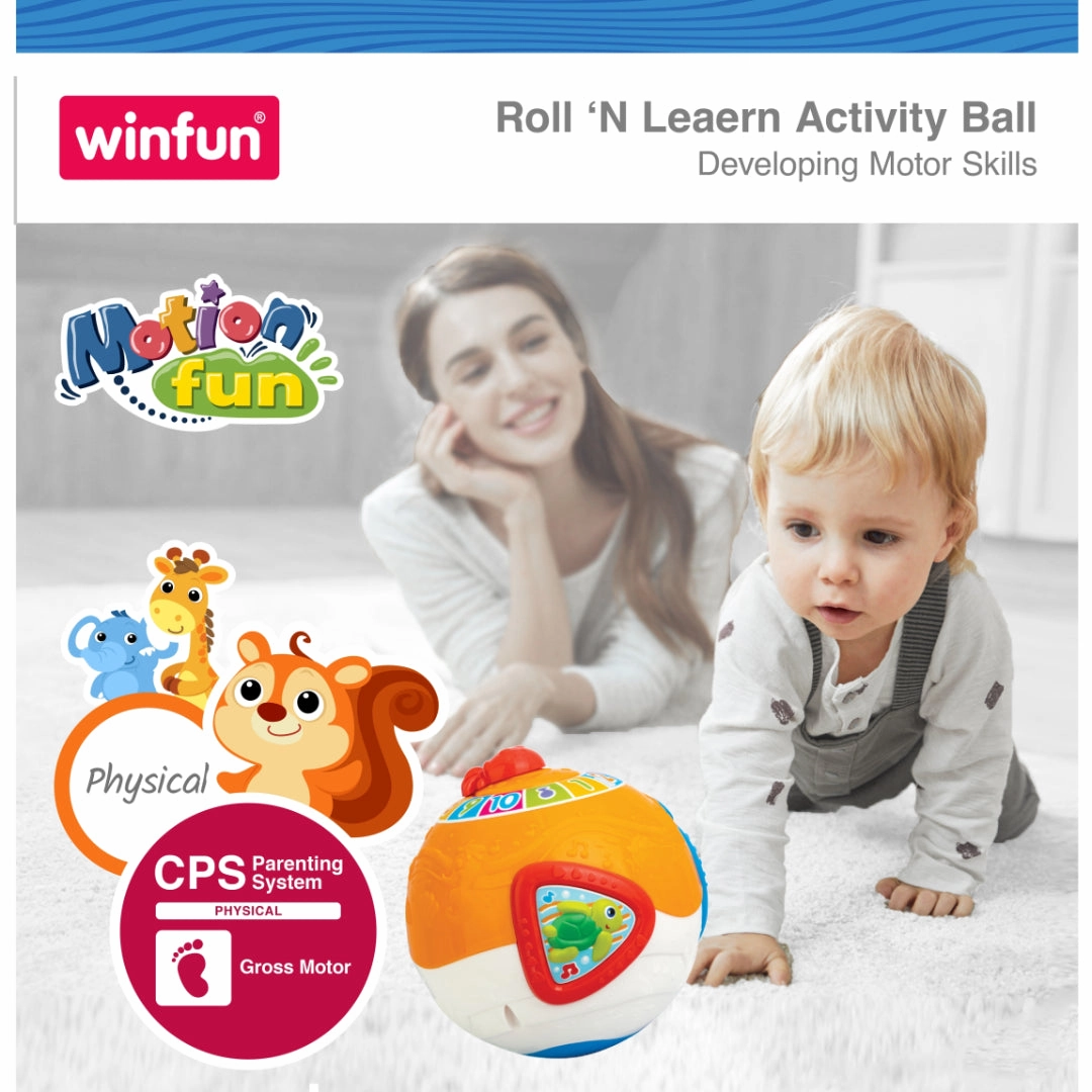 Winfun Roll And Learn Activity Ocean Ball