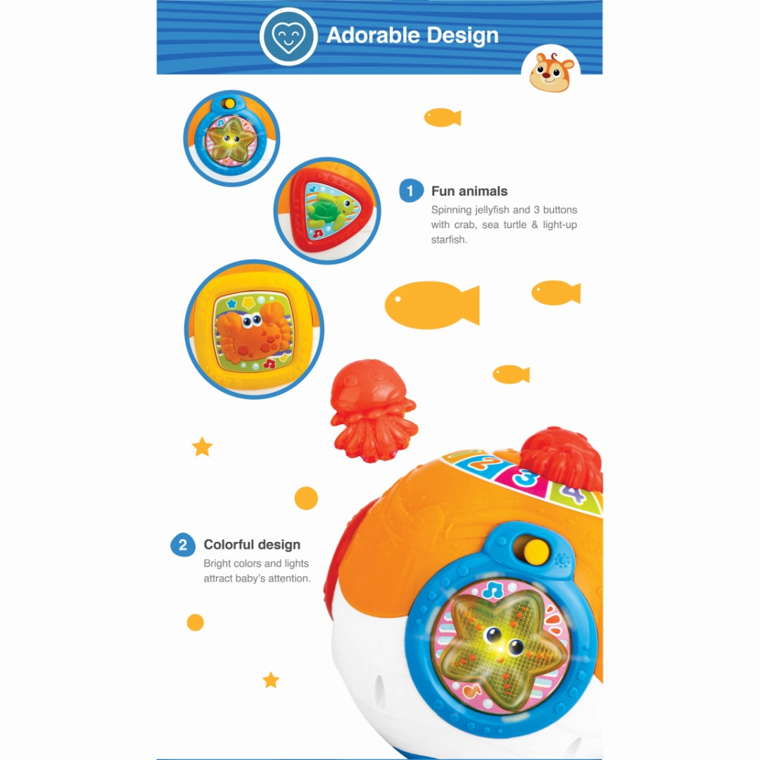 Winfun Roll And Learn Activity Ocean Ball