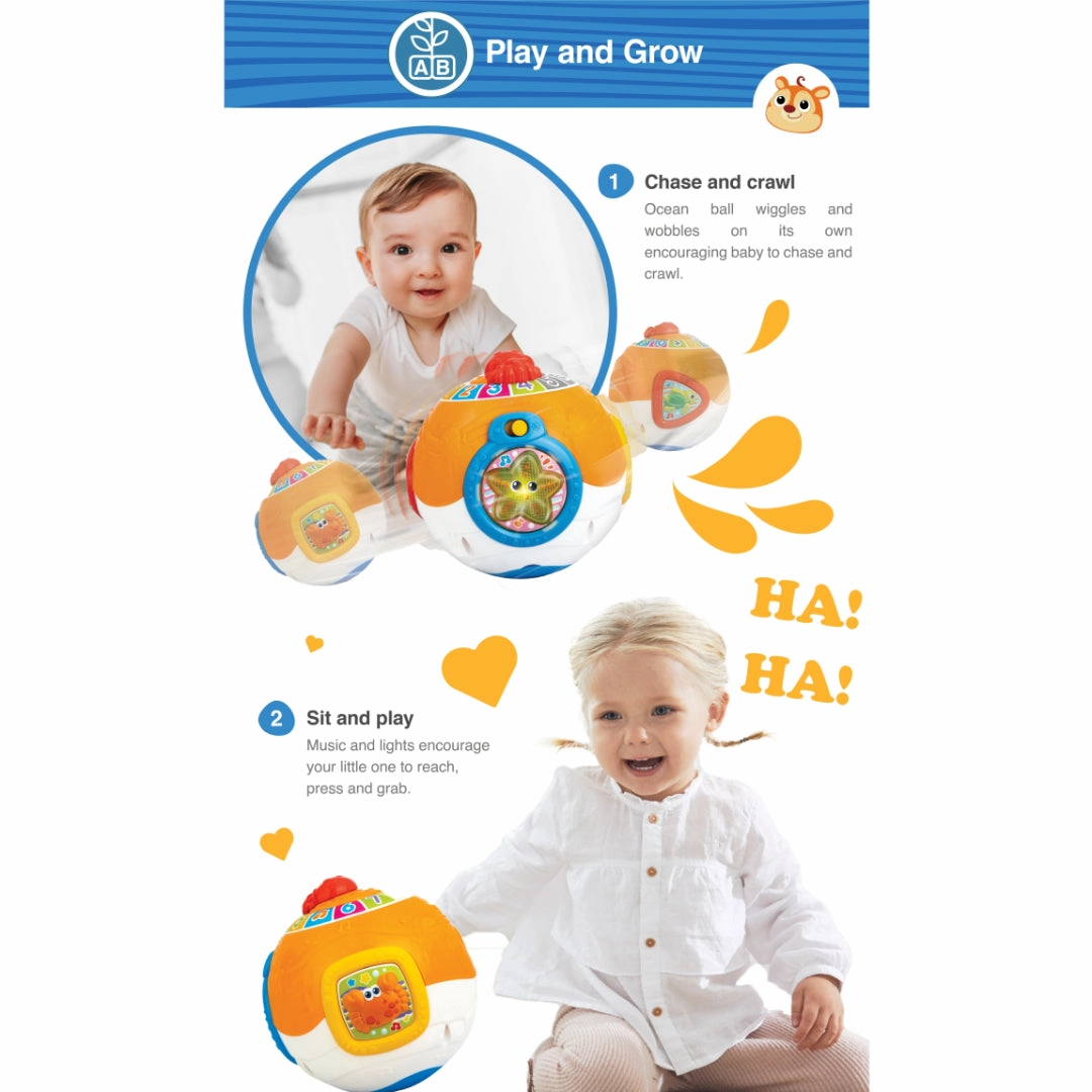 Winfun Roll And Learn Activity Ocean Ball