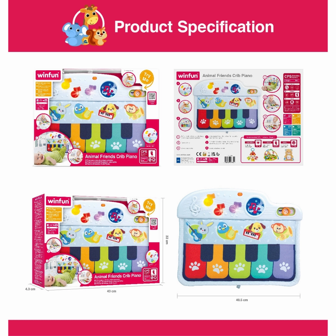 Winfun Sounds 'N Tunes Crib Piano For Infants