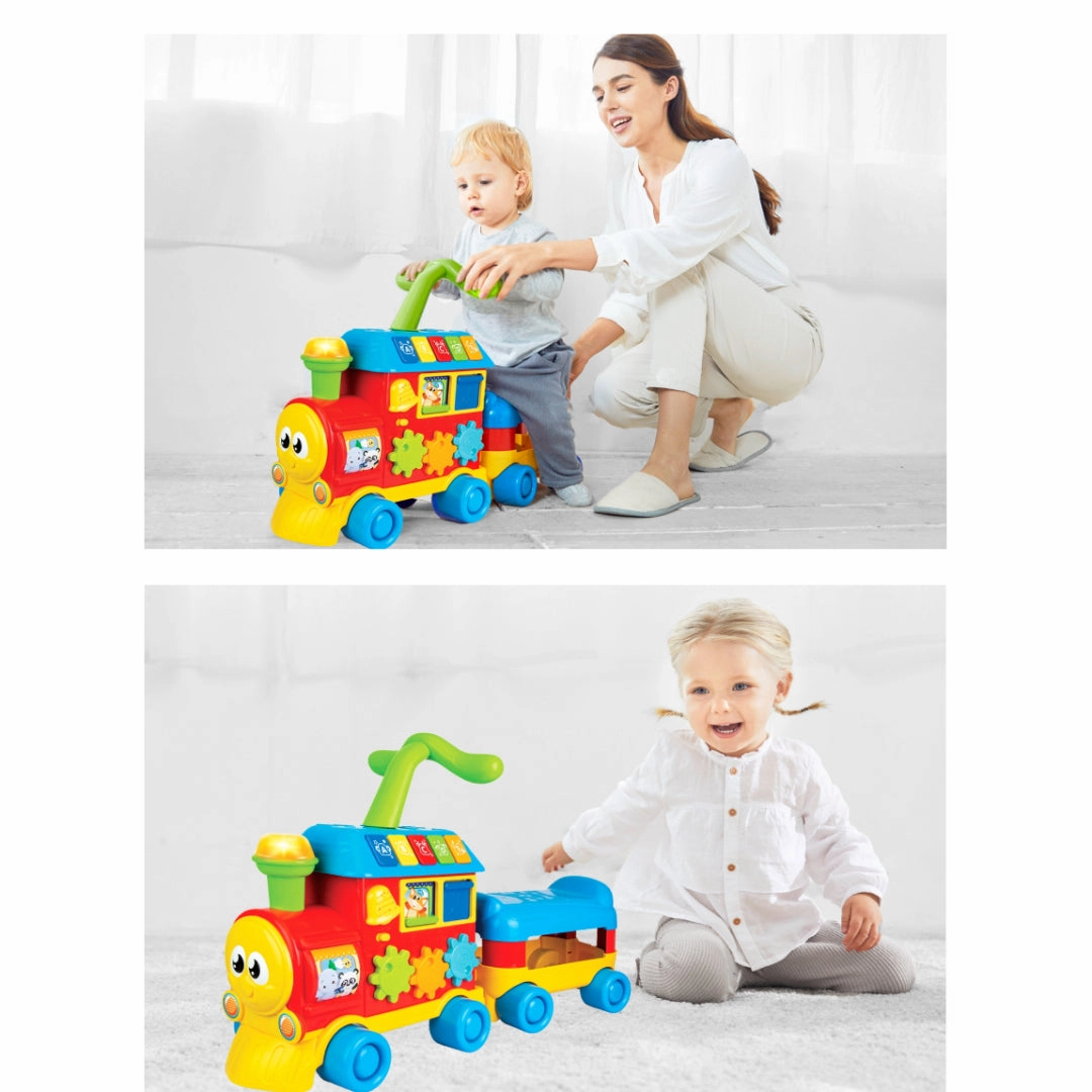 WinFun Walker Ride-on Learning Train - Boy or Girl Ages 12 to 36 Months