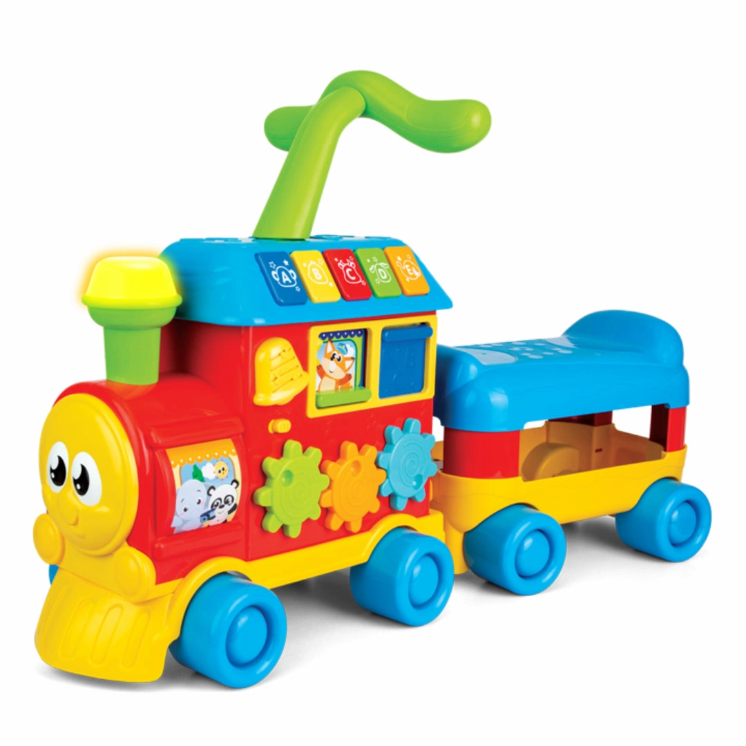 WinFun Walker Ride-on Learning Train - Boy or Girl Ages 12 to 36 Months