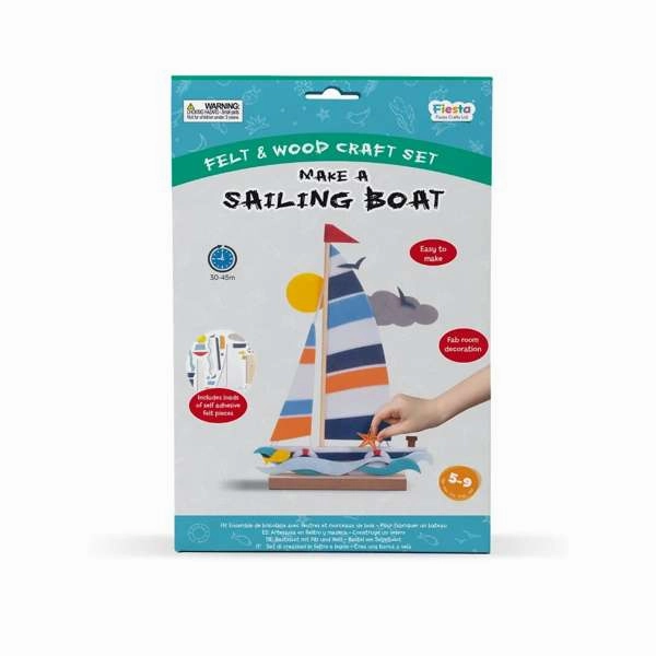 Wood & Felt Craft Kit - Make a Sailing Boat