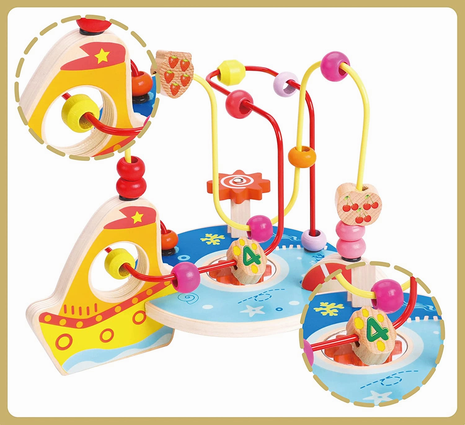 Wooden Bead Maze