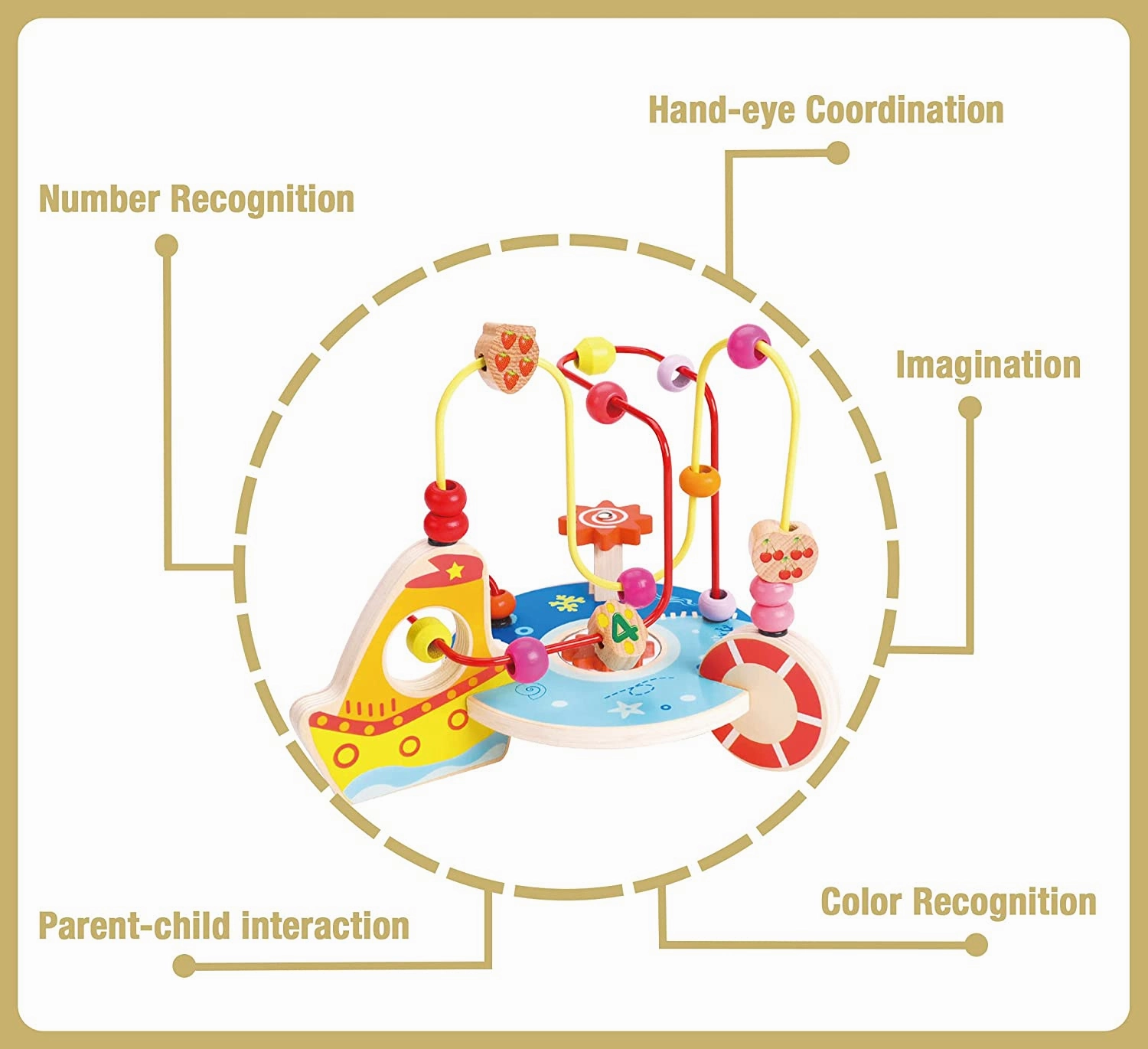 Wooden Bead Maze
