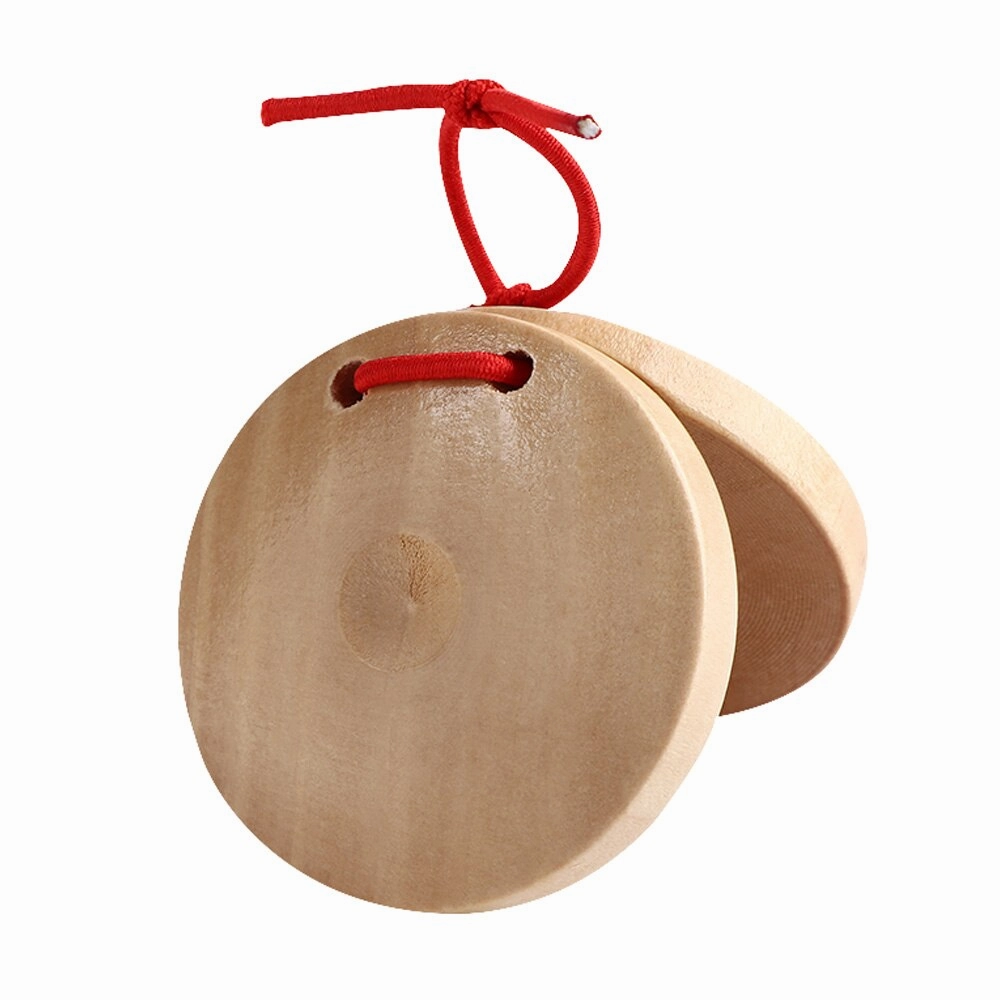 Wooden Natural Castanet