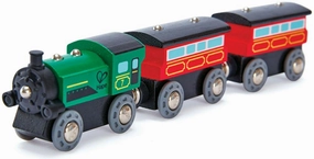 Wooden steam train Hape
