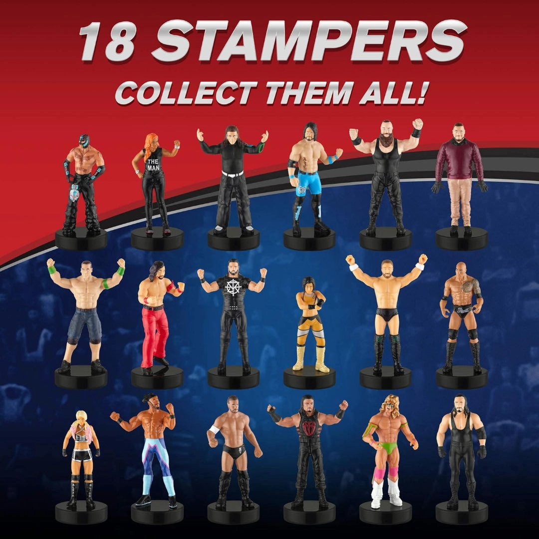 WWE 12 Pack Deluxe Box Stampers Brand New Ultimate Warrior, 12 pcs Deluxe Pack (S1)
