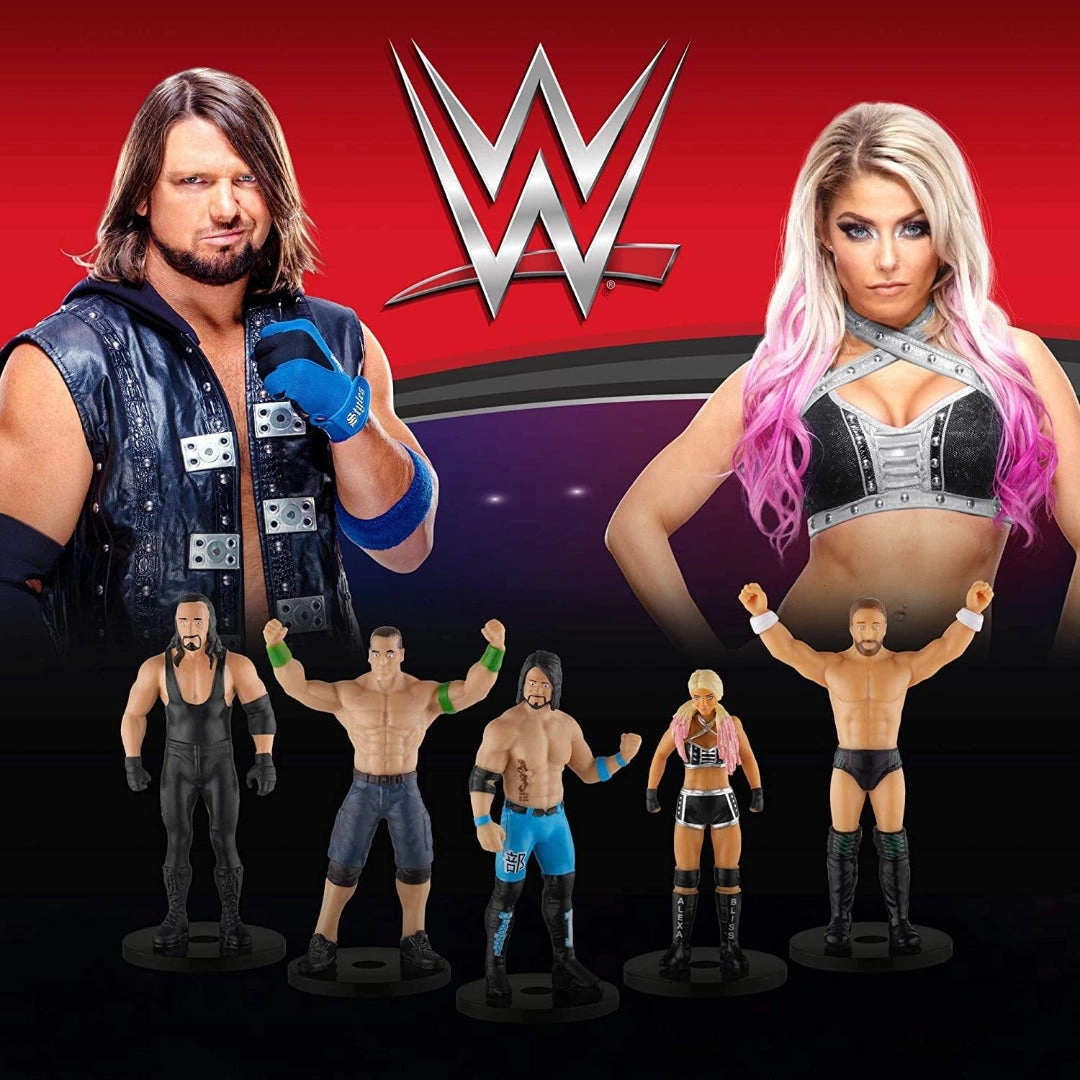 WWE WWE Superstar Pencil Toppers, Set of 5