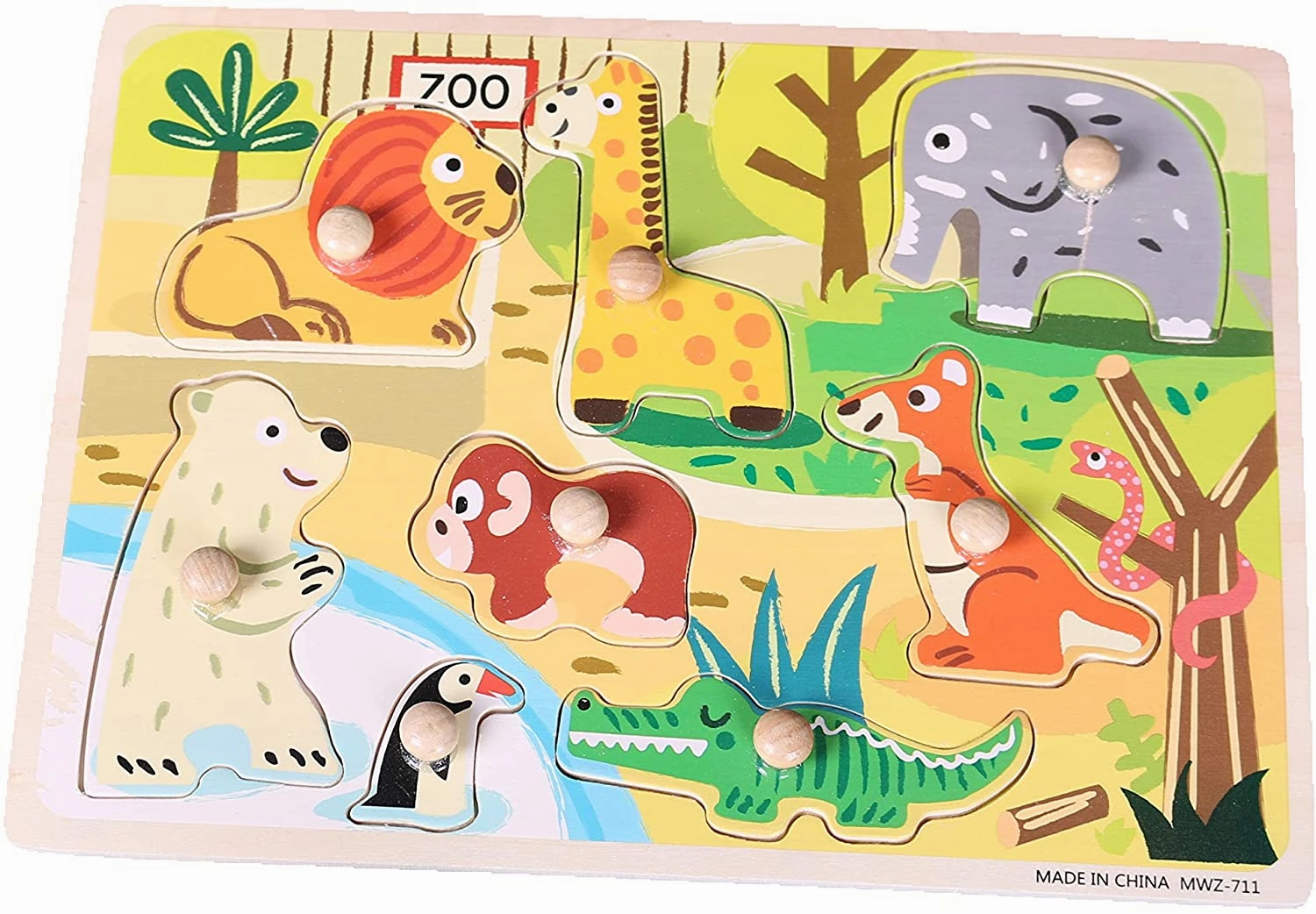 Zoo puzzle toy