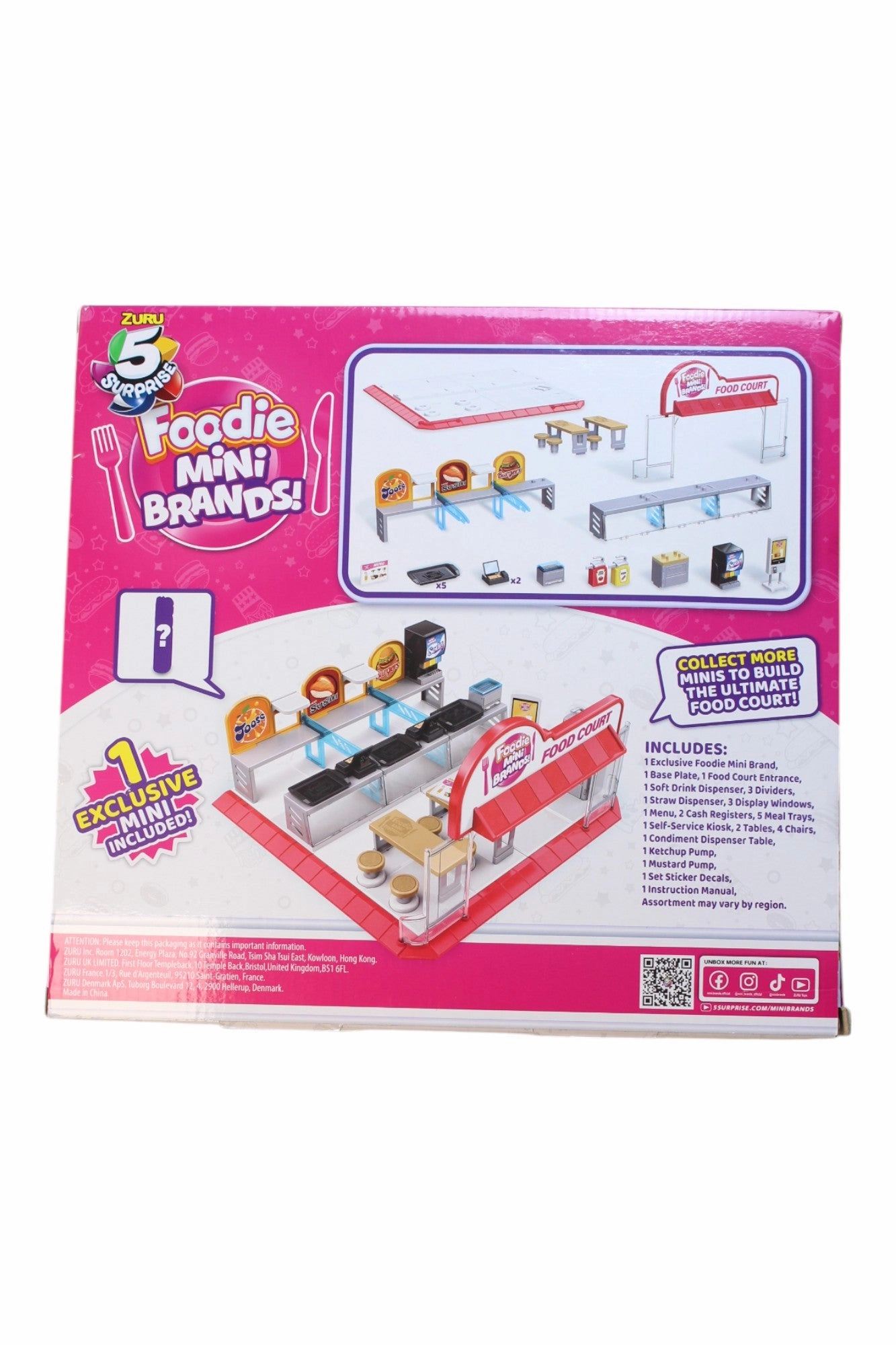 Zuru Foodie Mini Brands Mini Food Court Set O/S